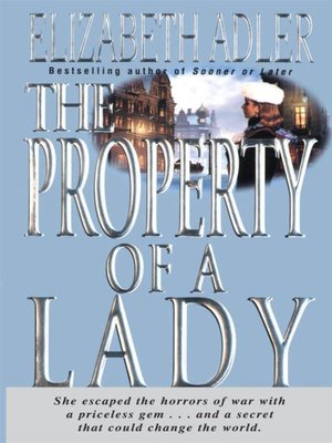 cover image of The Property of a Lady